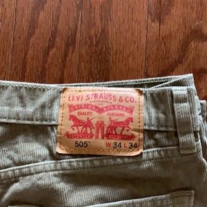 Tan Corduroys Levis Men